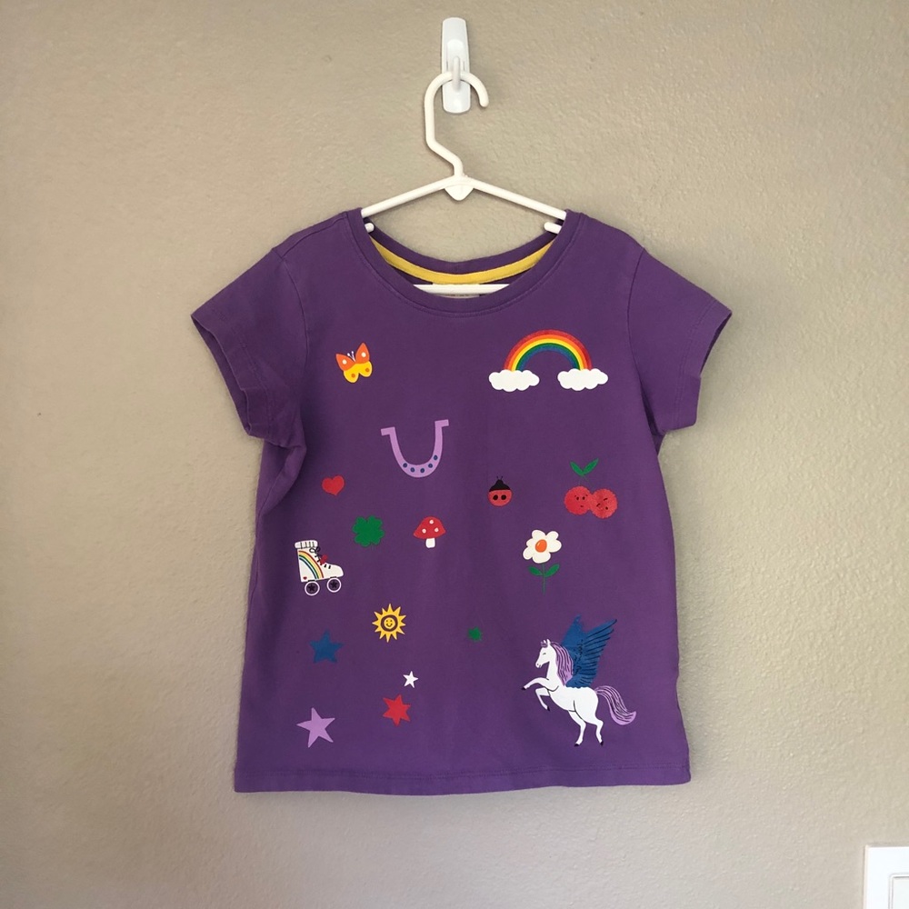 Hanna Andersson graphic tee, size 140